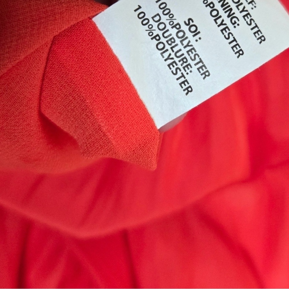 Ramy Brook Nicola Red One Shoulder Asymmetrical Midi Maxi Dress Size L - Picture 4 of 9